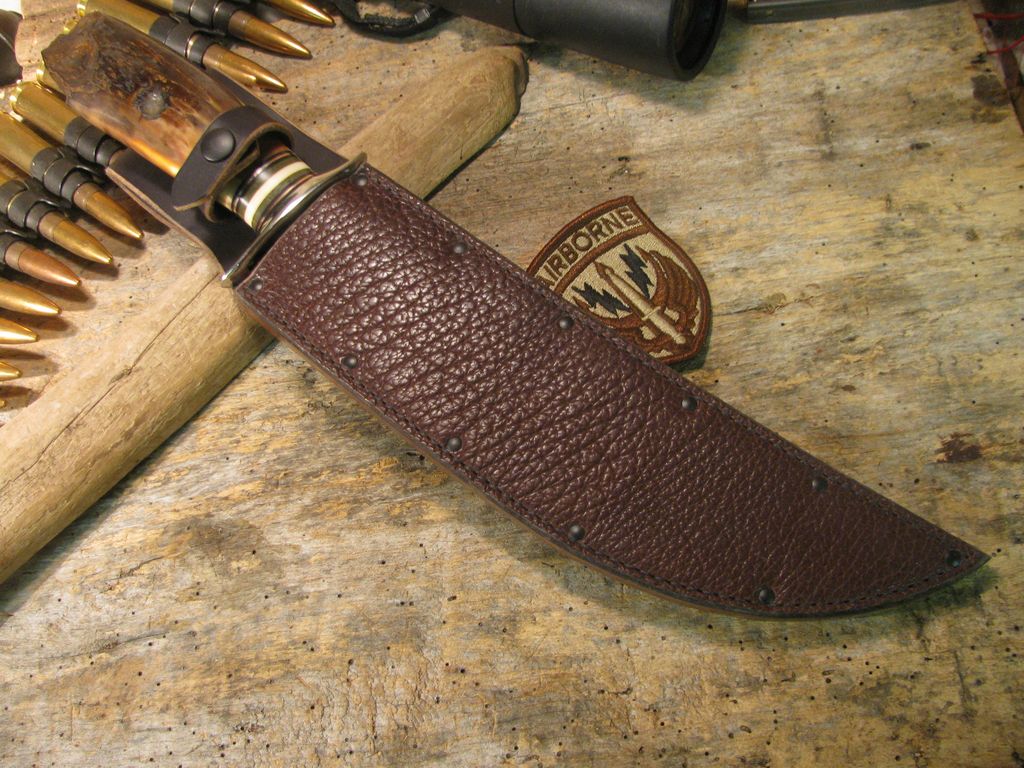 **J.Behring Handmade Double Skull Fighter Fossil IVORY