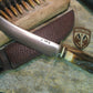**J.Behring Handmade Double Skull Fighter Fossil IVORY