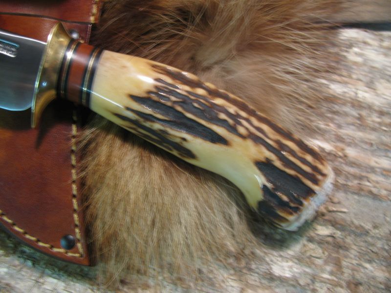 A Treeman Handforged stubby skinner Musk Ox Butt cap 
