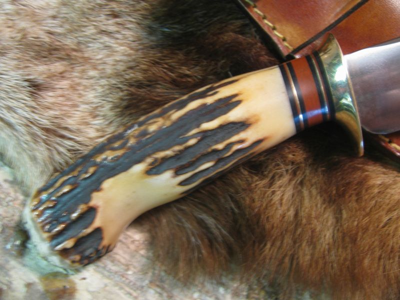 A Treeman Handforged stubby skinner Musk Ox Butt cap 