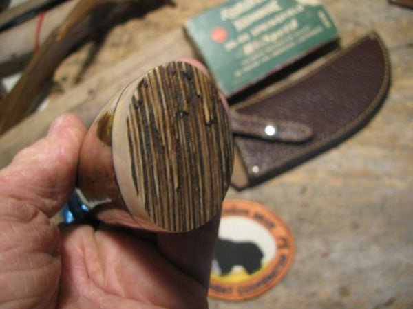 * Woodmonk Ivory hunter musk ox butt cap