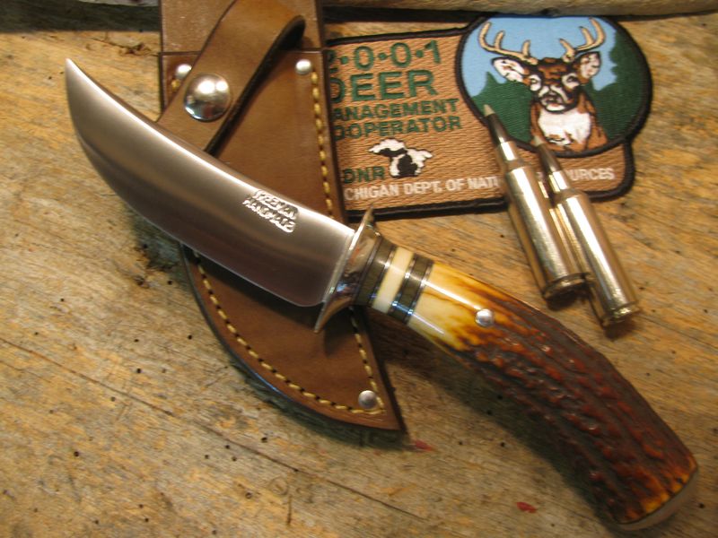 *J.Behring Handmade Trout & Deer Red  STAG Musk Ox