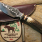 J .Behring Handmade Alaskan Hunter Hammermark Stag Musk Ox