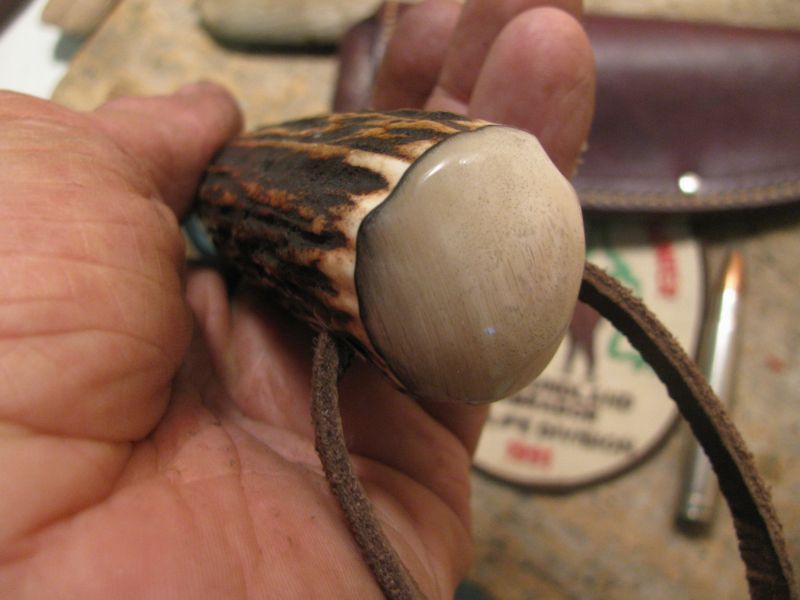 J .Behring Handmade Alaskan Hunter Hammermark Stag Musk Ox