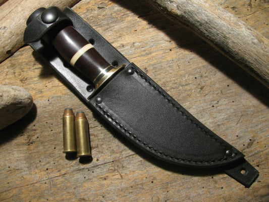  Treeman Skull Fighter Sterile Maroon Micarta 