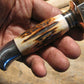 J.  Behring Handmade Trout&Deer Copper Aluminum Red Stag 