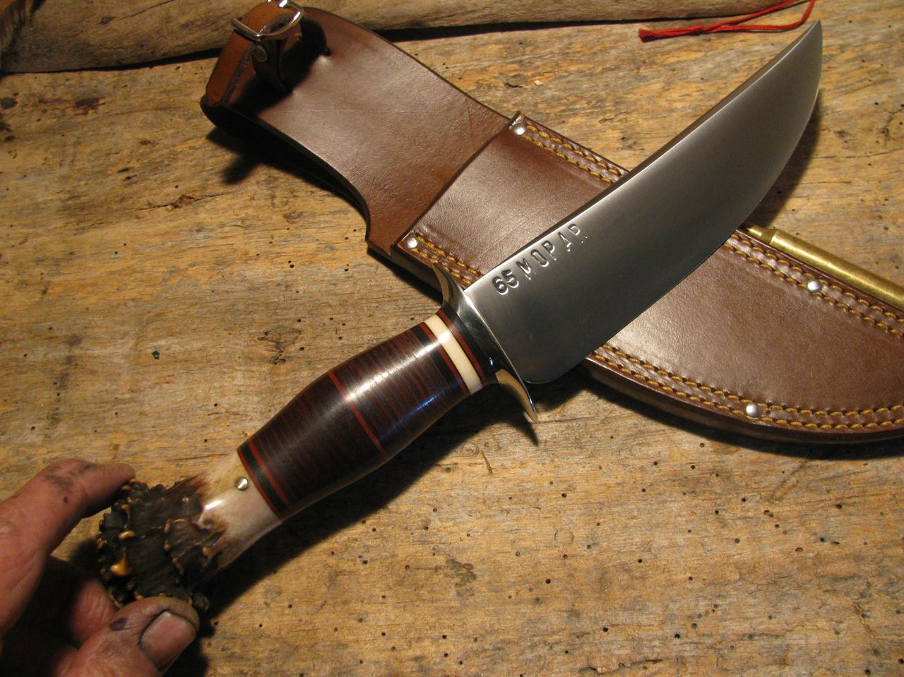  J. Behring Handmade MOPAR Camp Fighter Crown Stag
