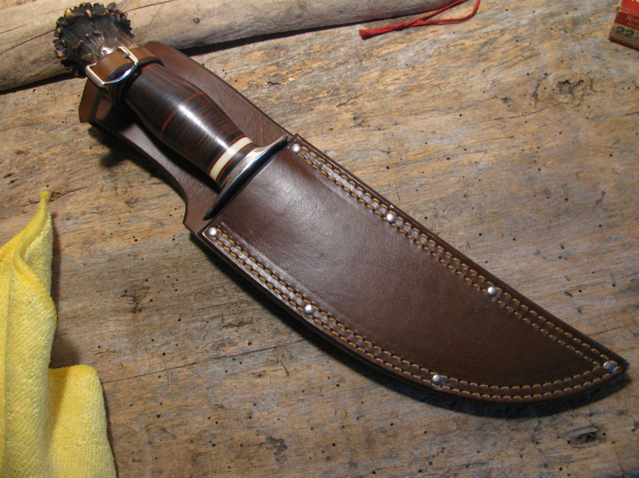  J. Behring Handmade MOPAR Camp Fighter Crown Stag