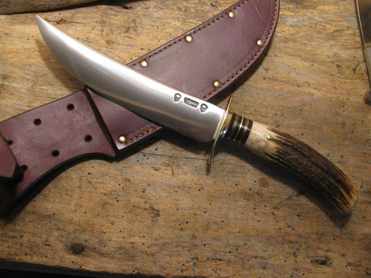  J. Behring Handmade Double Skull Fighter Stag  