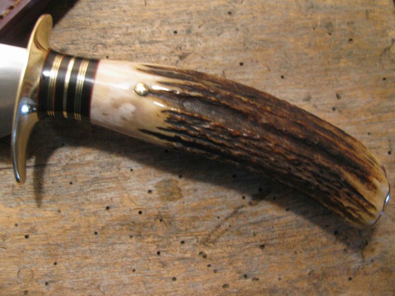  J. Behring Handmade Double Skull Fighter Stag  