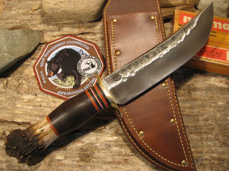 J.Behring  Camp  Knife Hammermark Crown AAA SAMBAR!