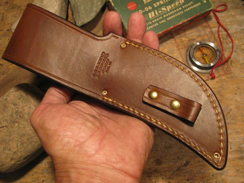 J. Behring Handmade Iron Mt. Hunter AAA  Stag & Musk Ox
