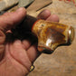 J.Behring Handmade Crotch Stag brass butt caps "Rare"
