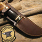 J.Behring Handmade Crotch Stag brass butt caps "Rare"