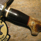 J.Behring Handmade Crotch Stag brass butt caps "Rare"