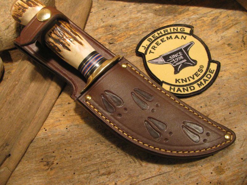 J. Behring Handmade Fox River Hunter 5" Blade 