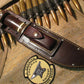  J.Behring Handmade Skull Fighter 7 1/2" Hammermark Blade 