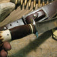  J.Behring Handmade Skull Fighter 7 1/2" Hammermark Blade 