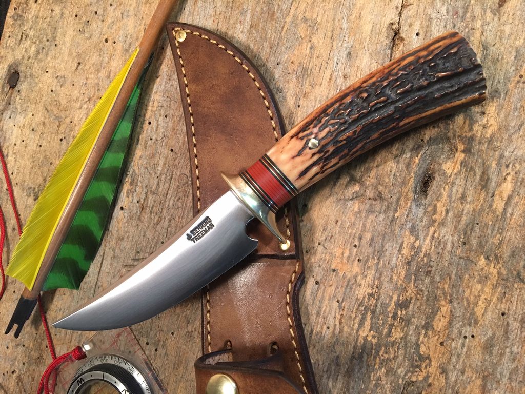 Treeman Trout and Deer Sambar Stag compass
