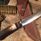 J. Behring Double Skull fighter 7 3/8" Stag