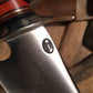 J. Behring Handmade Big 6" Hunter Nickel Stabilized Sanbar Stag Musk Ox Butt cap