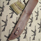 J.Behring Treeman Handmade Skull Fighter Crotch stag horsehide 8 1/2" blade