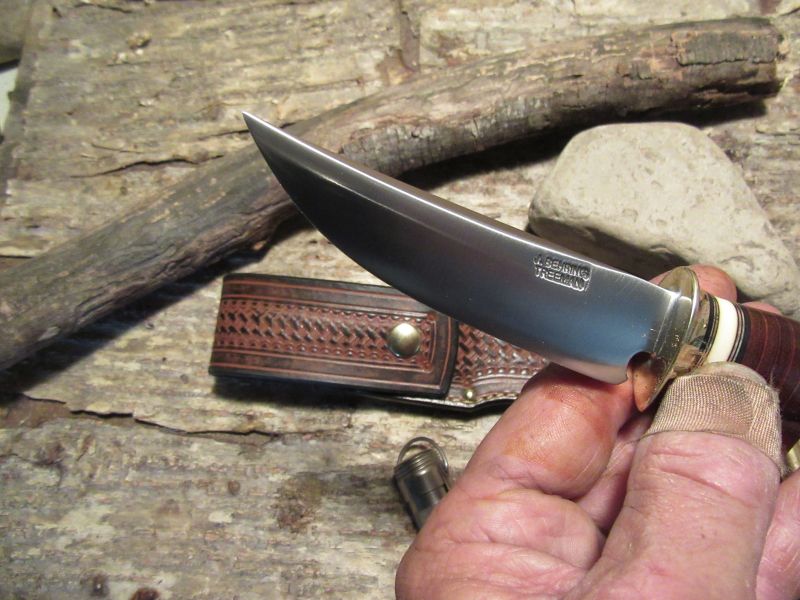 * J.Behring Handmade Trout & Deer Knife