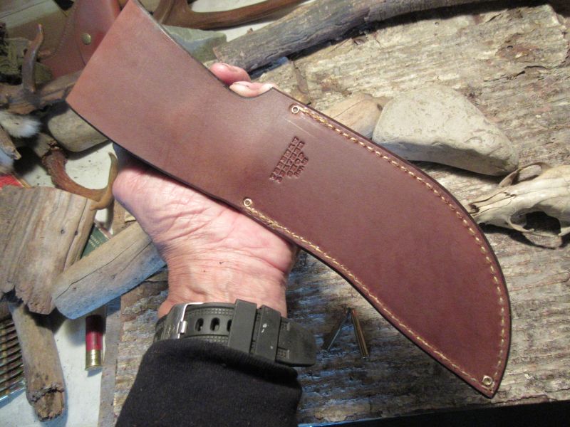 ** J.Behring Handmade Woodmonk 6" Hand Forged Studebaker spring Blade AAA Stag Ox Butt Cap