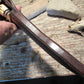 ** J.Behring Handmade Woodmonk 6" Hand Forged Studebaker spring Blade AAA Stag Ox Butt Cap