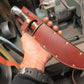 ** J.Behring Handmade Double Skull Fighter Horsehide Aluminum Butt BADDASS !