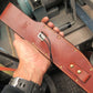 ** J.Behring Handmade Double Skull Fighter Horsehide Aluminum Butt BADDASS !