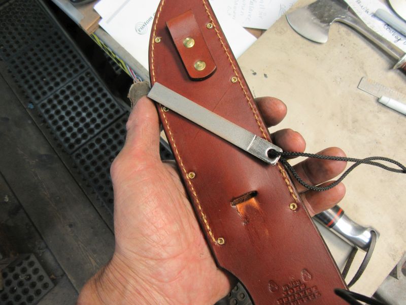 ** J.Behring Handmade Double Skull Fighter Horsehide Aluminum Butt BADDASS !