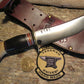 J. Behring Handmade USMC Big Ass Fighter   Bulldog  Logo Sheath