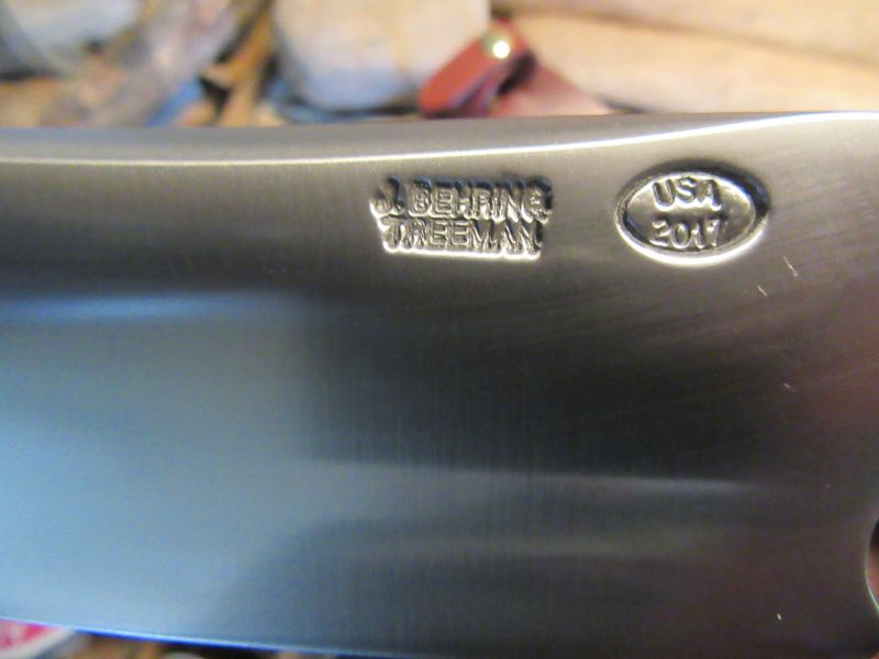 J. Behring Handmade USMC Big Ass Fighter   Bulldog  Logo Sheath