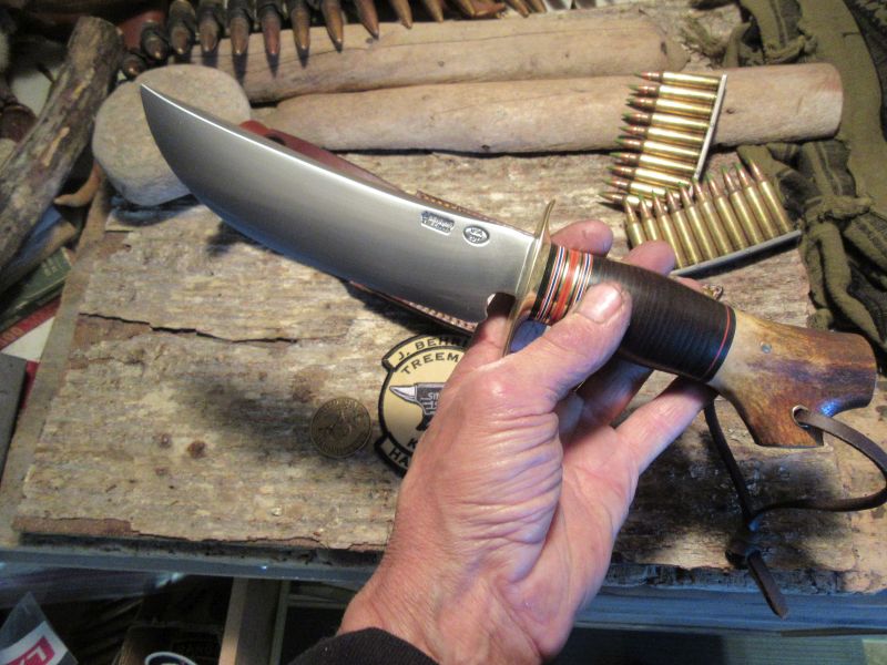 J. Behring Handmade USMC Big Ass Fighter   Bulldog  Logo Sheath