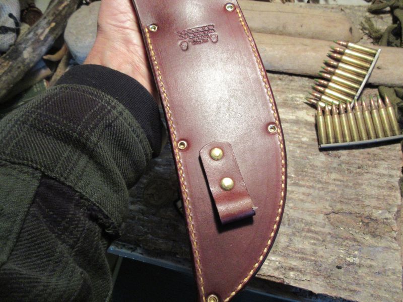 J. Behring Handmade USMC Big Ass Fighter   Bulldog  Logo Sheath