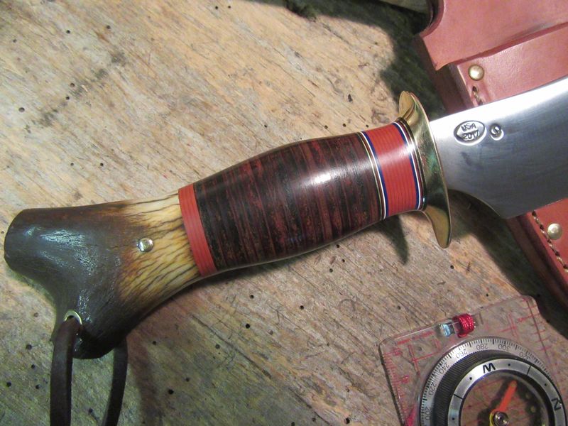 Treeman Alaskan Scagel Style Leather~Stag