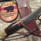 J. Behring Trout and Deer leather Crotch Stag