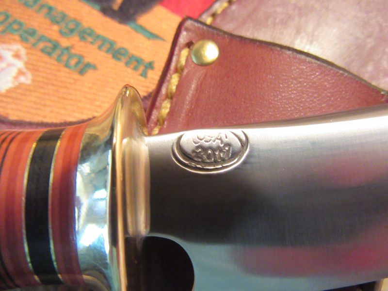 J. Behring Trout and Deer leather Crotch Stag