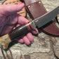 J. Behring Trout and Deer leather Crotch Stag