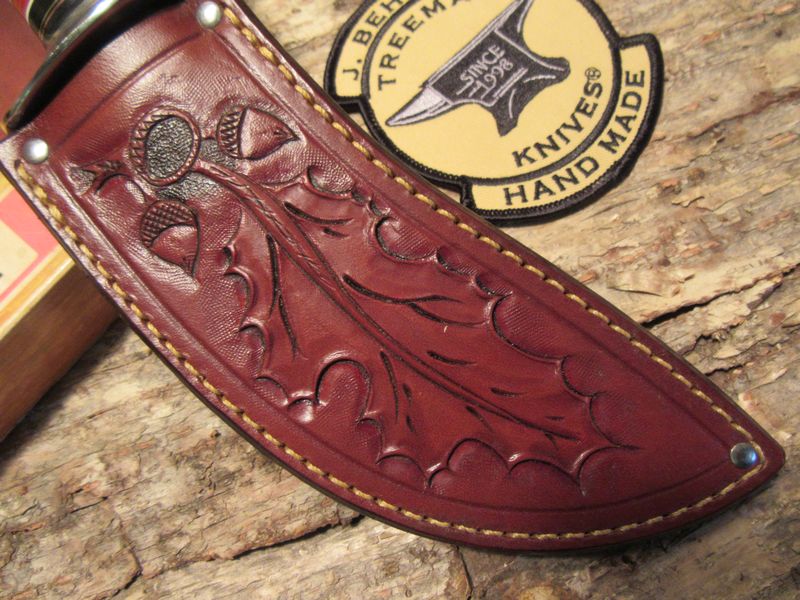 J.Behring  Woodmonk Stag Hunting Knife