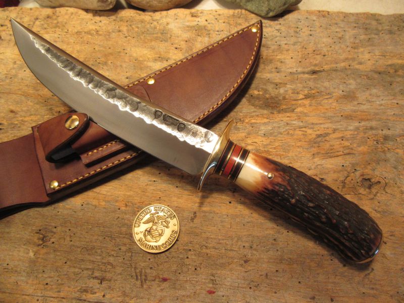 J. Behring Handmade Treeman Skull Fighter Stag 