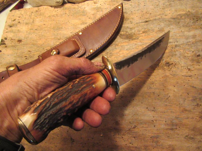 J. Behring Handmade Treeman Skull Fighter Stag 
