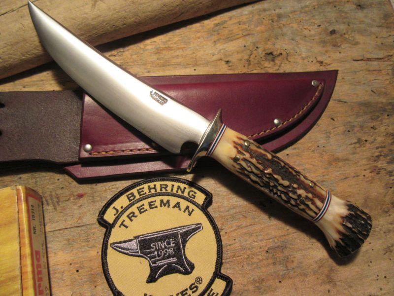 J. Behring Handmade 4 Pin Stag Stag 6" Hunter 