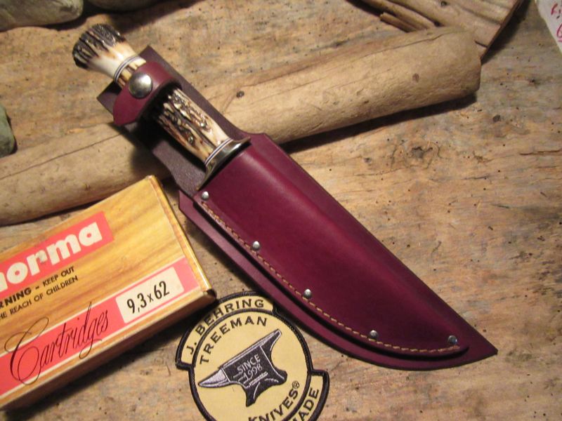 J. Behring Handmade 4 Pin Stag Stag 6" Hunter 