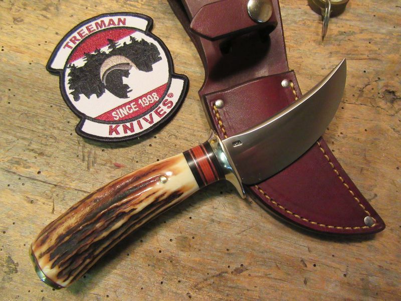 J.Behring Treeman  Skinner  AAA STAG 8"OAL