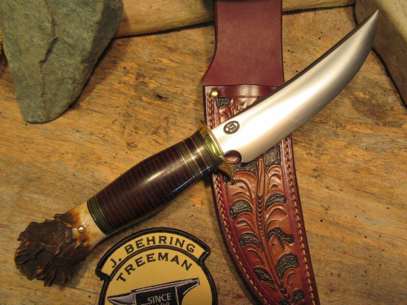 Treeman Hunter Scagel style leather Crown