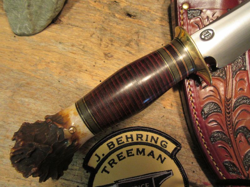 Treeman Hunter Scagel style leather Crown