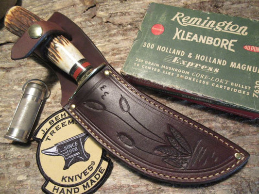 J. Behring Handmade Woodcraft 6" Sambar Stag 