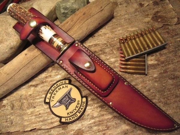 Double Skull fighter 9" Hammermark AAA STAG!!!